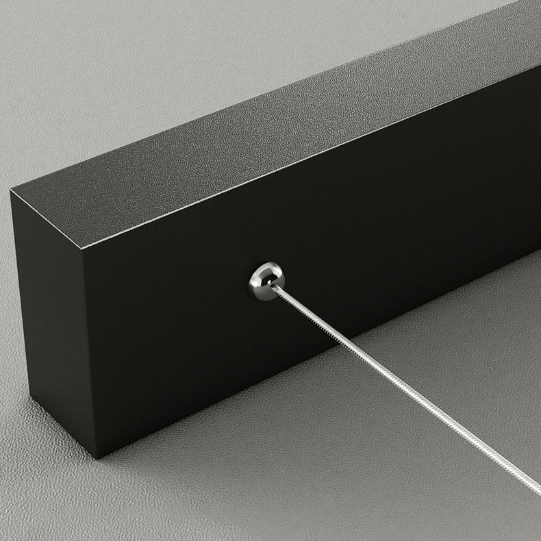 7 luces de isla geométrica ligera Candelera de isla de metal contemporánea