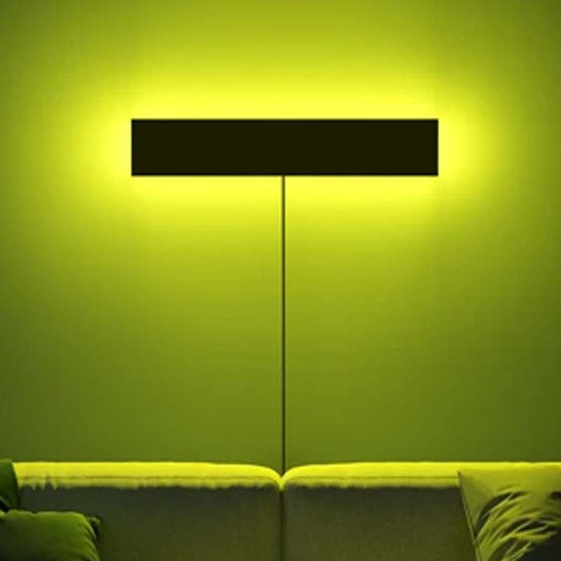 Modern Style Geometric Led Wall Lamp Metal 1-Light Wall Mount Light Fixture