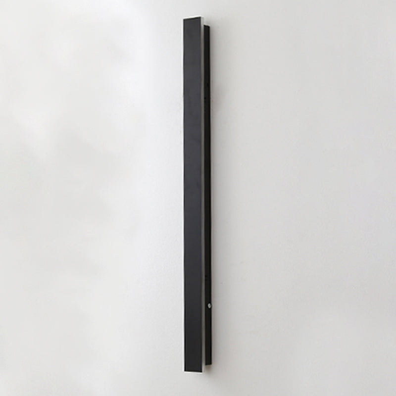 Luz de luz lineal de estilo contemporáneo Lights Metal 1 Light LED de pared LED en negro