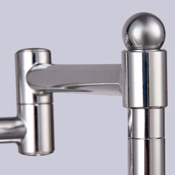 1-Light Linear Mirror Wall Lighting Modern Style Metal Wall Mounted Light in Silver