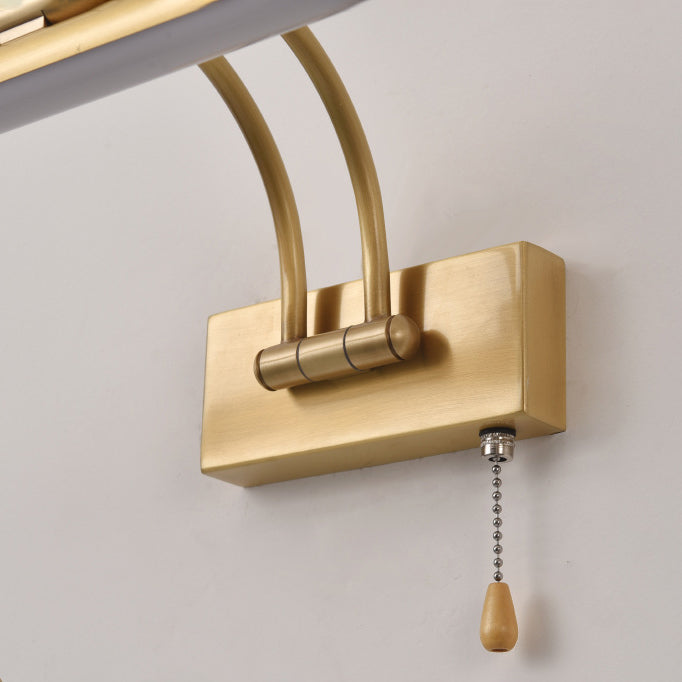 Moderna illuminazione a parete lineare 1 Light Funture a monte della parete in metallo chiaro