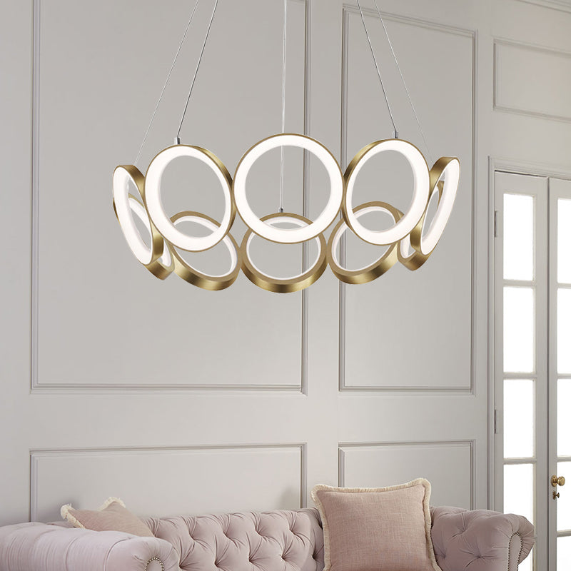 Modern Minimalismo Style LED RADELILE PENDANTE LIGURO CIRCULATORI DELLE