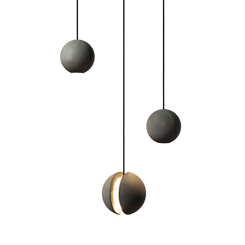 Moderne Moon Planeet Shade Hanging Light Resin 1 lichte hanglamp voor woonkamer