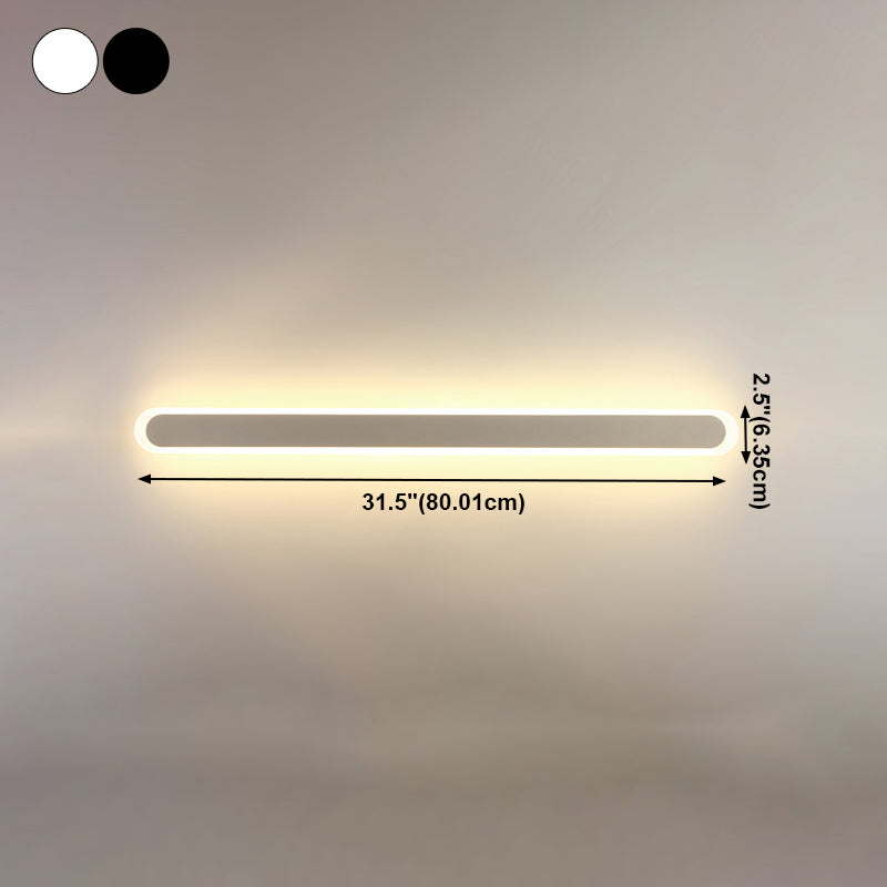 Luminaires d'éclairage d'applications linéaires de style moderne Metal 1 luminaire mural lumineux