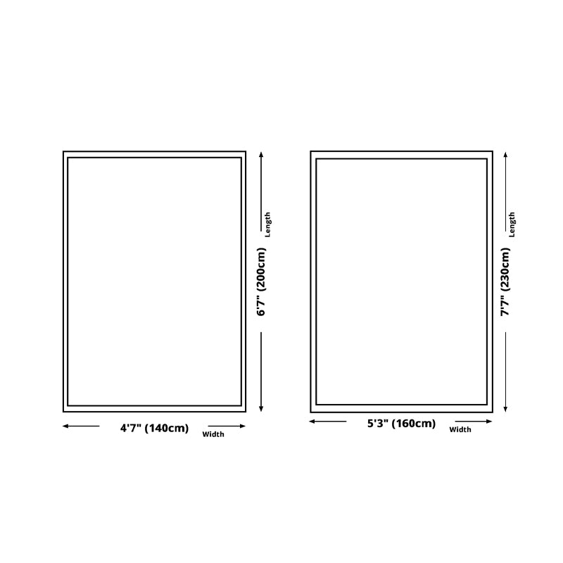 Grey Modern Rug Color Block Polyester Area Rug Stain Resistant Area Carpet for Drawinng Room