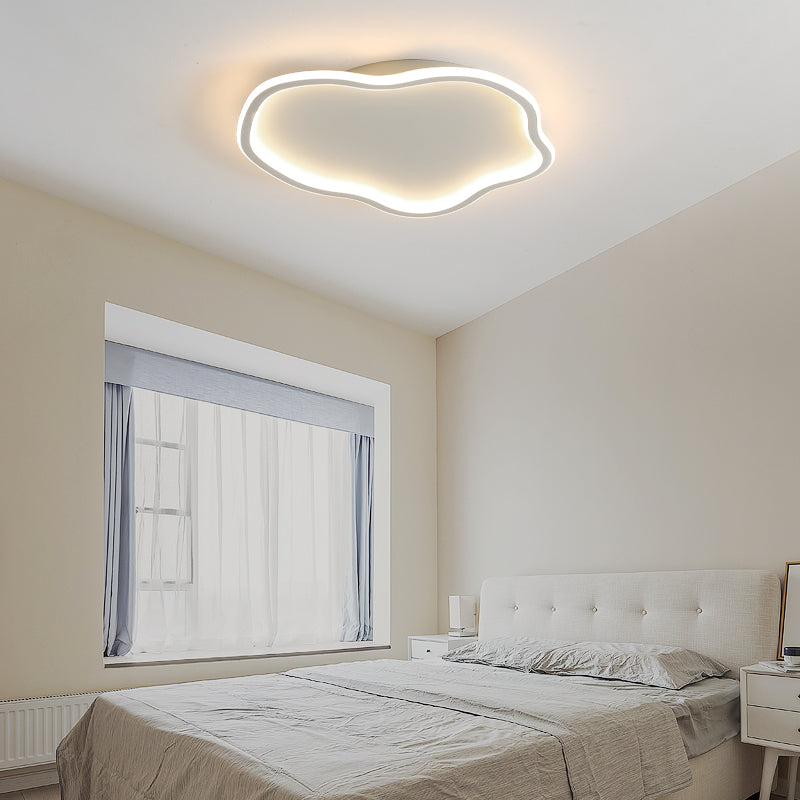 Lámpara de techo LED de aluminio, accesorios de iluminación de montaje empotrado sencillos para sala de estar