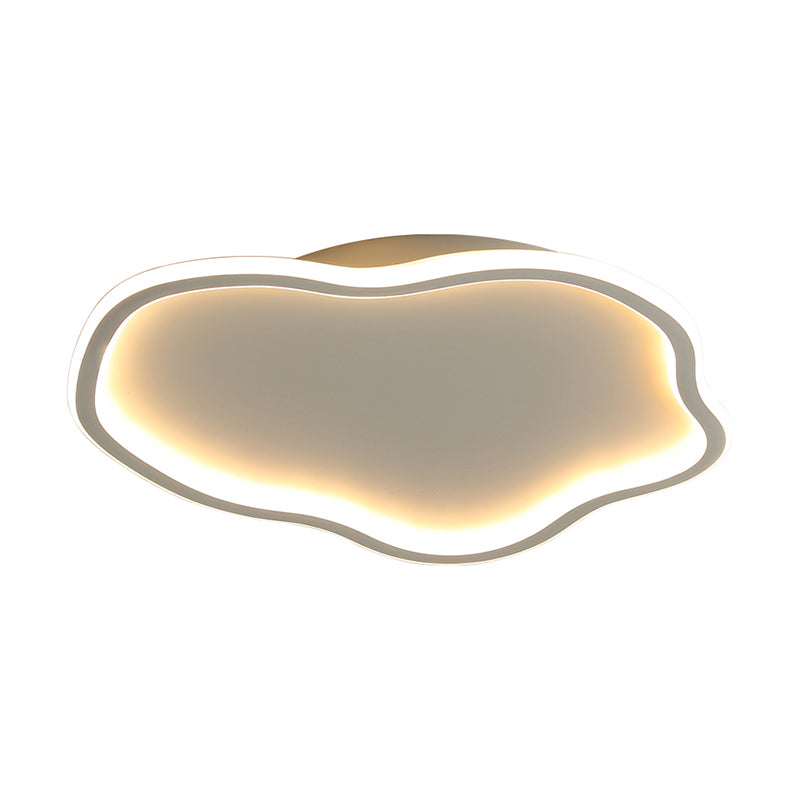 Lámpara de techo LED de aluminio, accesorios de iluminación de montaje empotrado sencillos para sala de estar