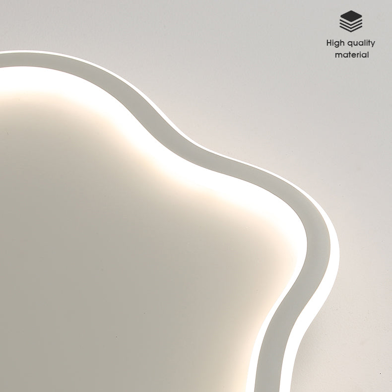Lámpara de techo LED de aluminio, accesorios de iluminación de montaje empotrado sencillos para sala de estar