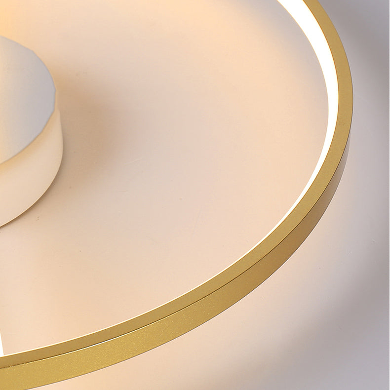 Plafonniers LED à encastrer de style géométrique pour chambre à coucher