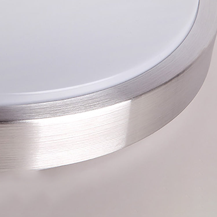 Lámpara de techo redonda sencilla de montaje empotrado LED de aluminio para sala de estar