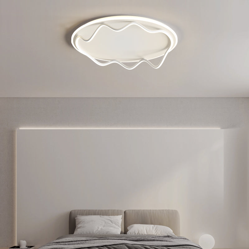Luminaires de plafond de simplicité en aluminium de lumière de bâti affleurant de LED pour le salon