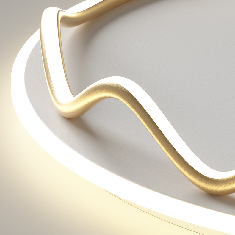 Luminaires de plafond de simplicité en aluminium de lumière de bâti affleurant de LED pour le salon