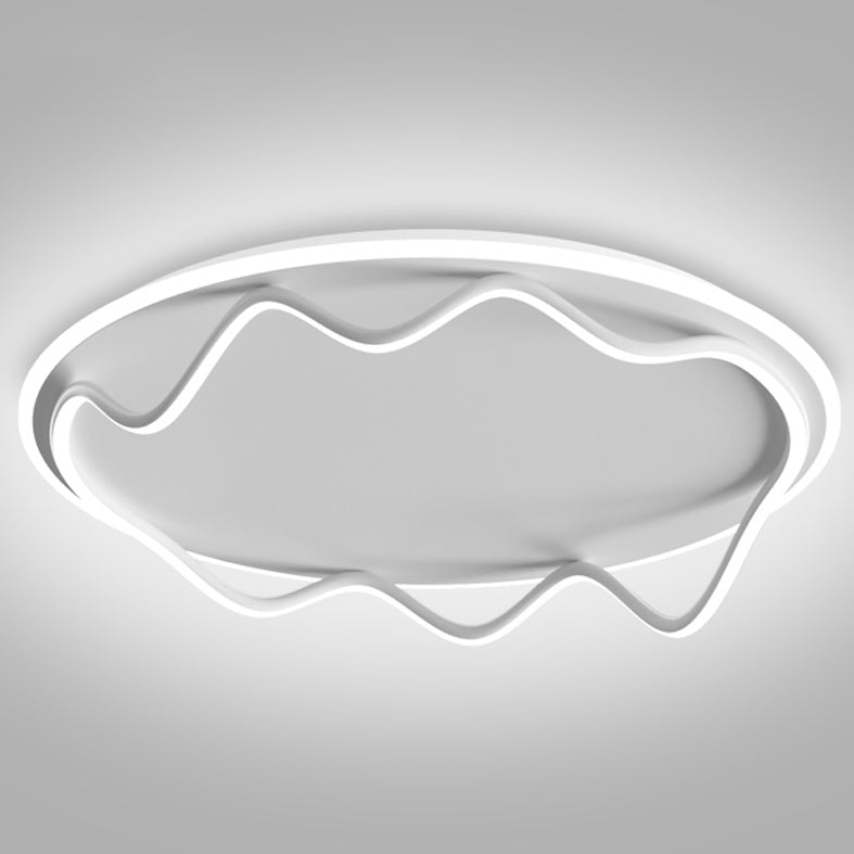 LED Flush Mount Light Aluminum Simplicity Ceiling Light Fixtures for Living Room