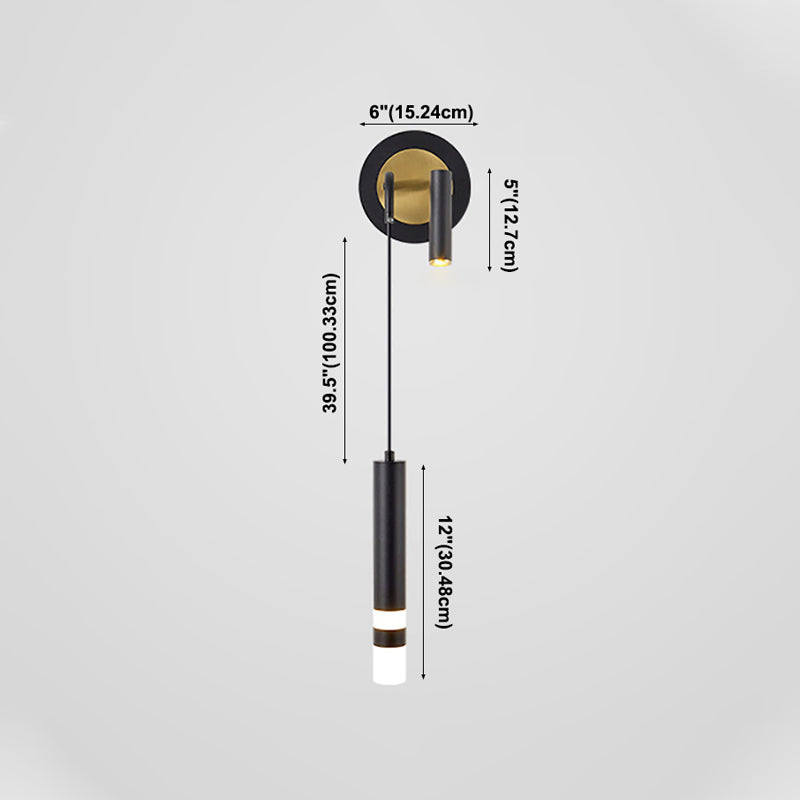 Moderne LED -Nachtlittlampe 2 Leicht -Wand -Leuchte für Schlafzimmer