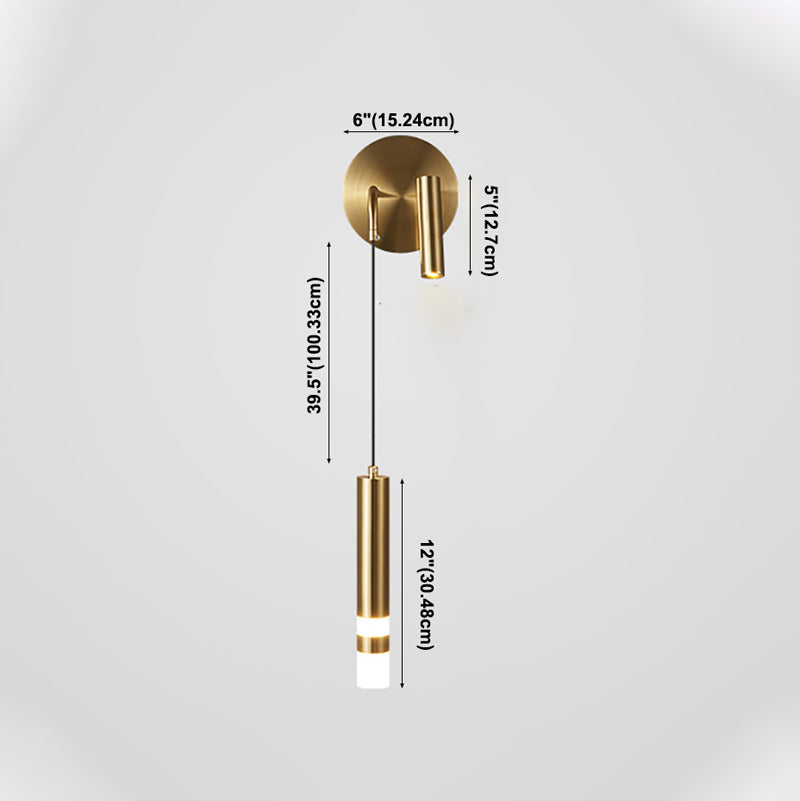 Modern Led Bedside Reading Lamp 2 Light Wall Mounted Light Fixture for Bedroom