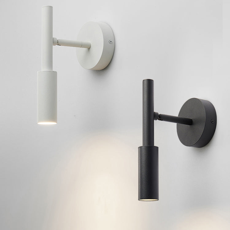 Luz de lectura rotativa de luz de pared metálica de estilo moderno para sala de estar de dormitorio de hotel