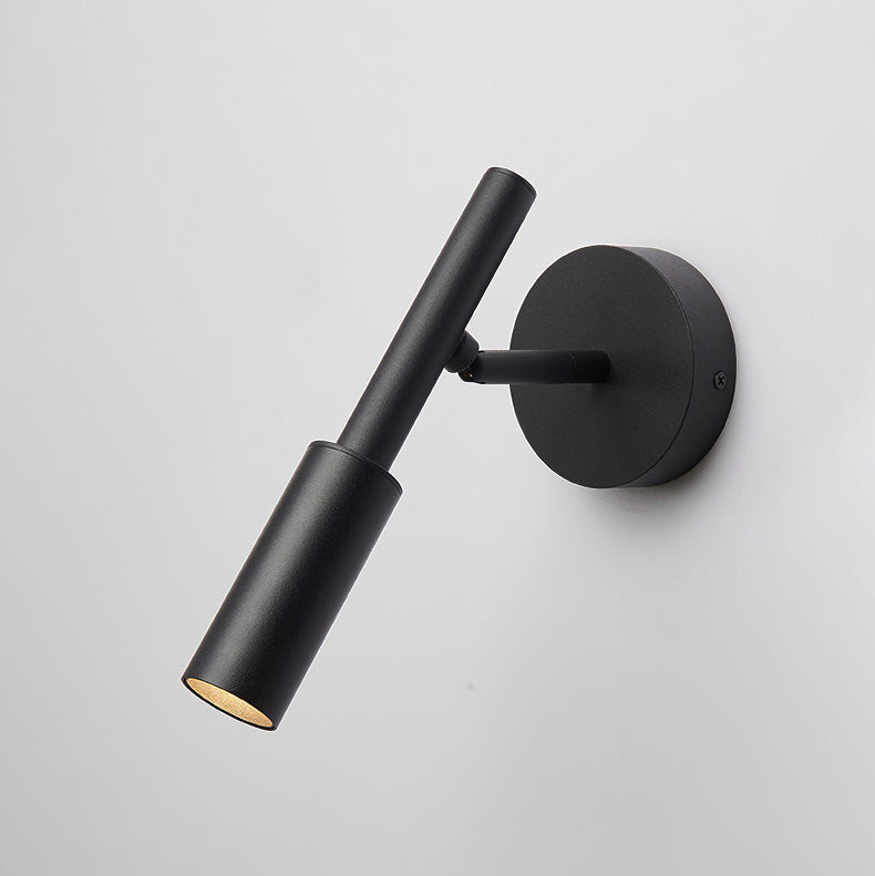 Luz de lectura rotativa de luz de pared metálica de estilo moderno para sala de estar de dormitorio de hotel