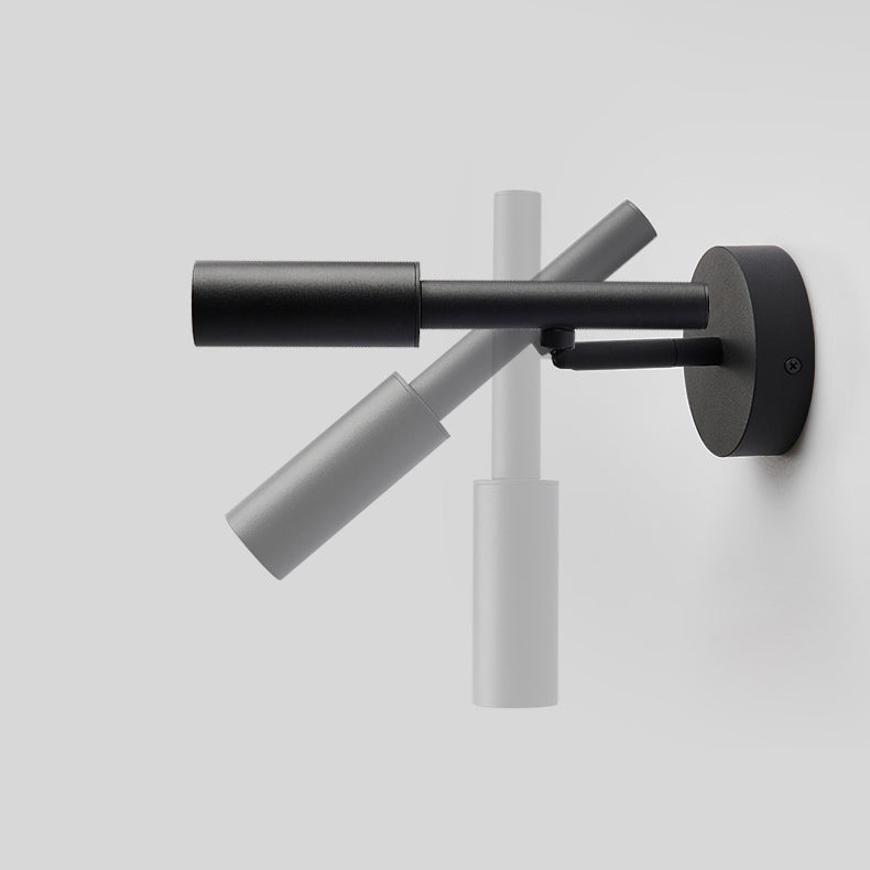 Luz de lectura rotativa de luz de pared metálica de estilo moderno para sala de estar de dormitorio de hotel