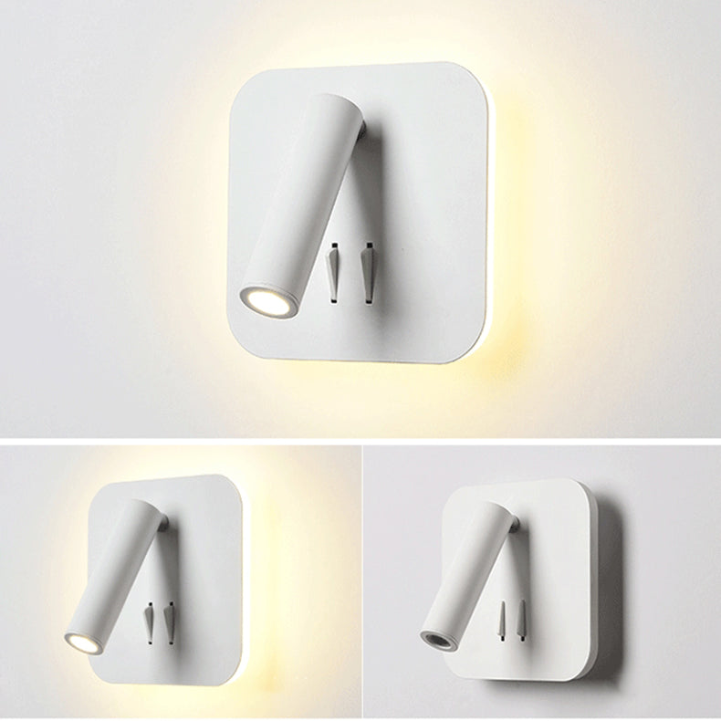 Contemporary Style Simplicity Wall Sconce Metal Shade Reading Lamp for Bedroom