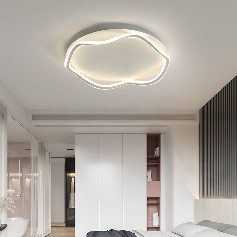 Aluminum Simplicity Flush Mount Ceiling Light Fixtures for Living Room Dining Room