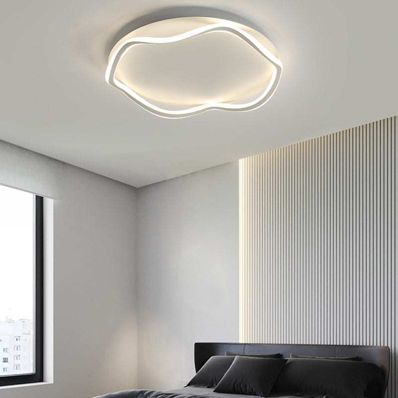 Aluminum Simplicity Flush Mount Ceiling Light Fixtures for Living Room Dining Room