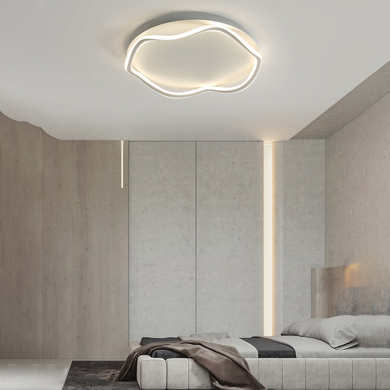 Luminaires de plafond encastrés de simplicité en aluminium pour salon salle à manger