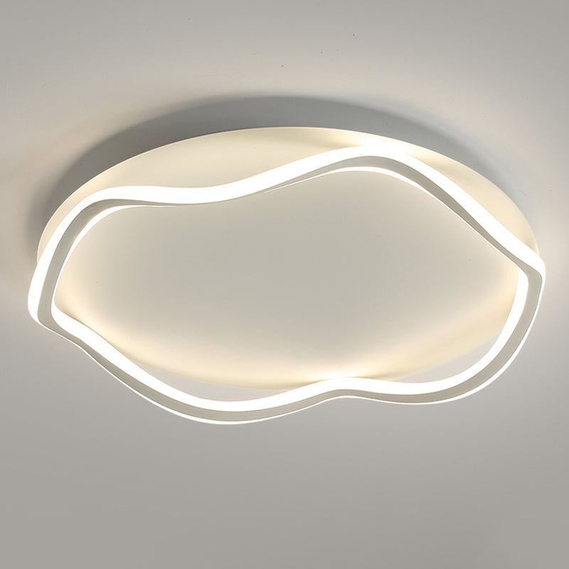 Aluminum Simplicity Flush Mount Ceiling Light Fixtures for Living Room Dining Room