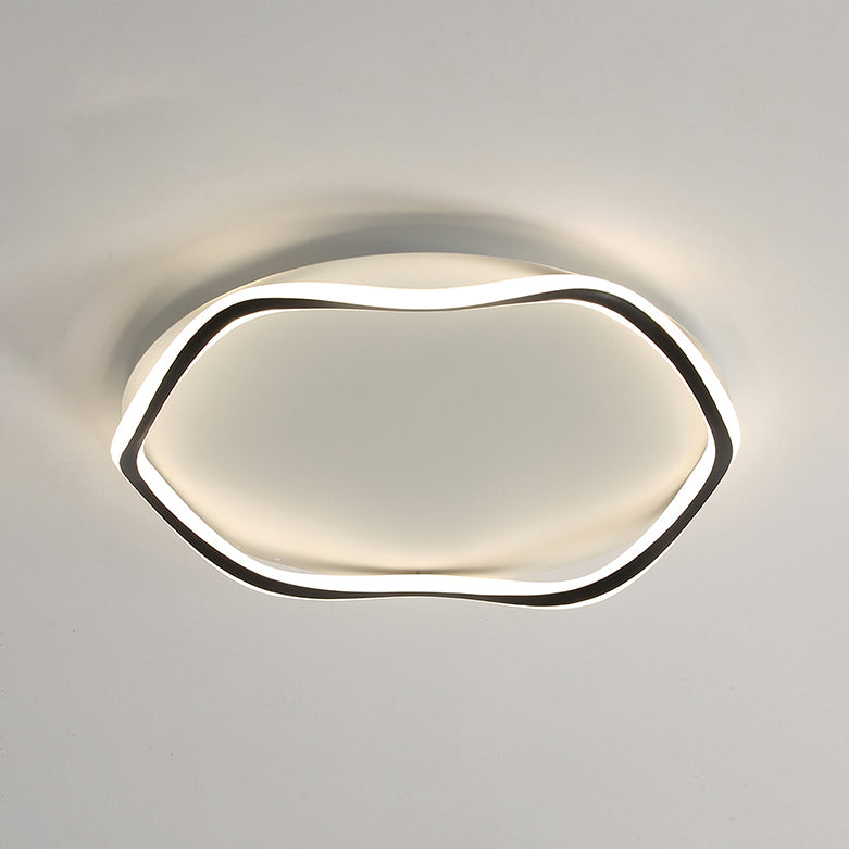 Aluminum Simplicity Flush Mount Ceiling Light Fixtures for Living Room Dining Room