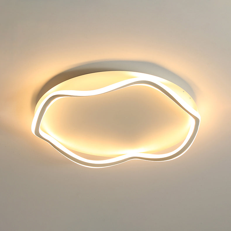 Aluminum Simplicity Flush Mount Ceiling Light Fixtures for Living Room Dining Room