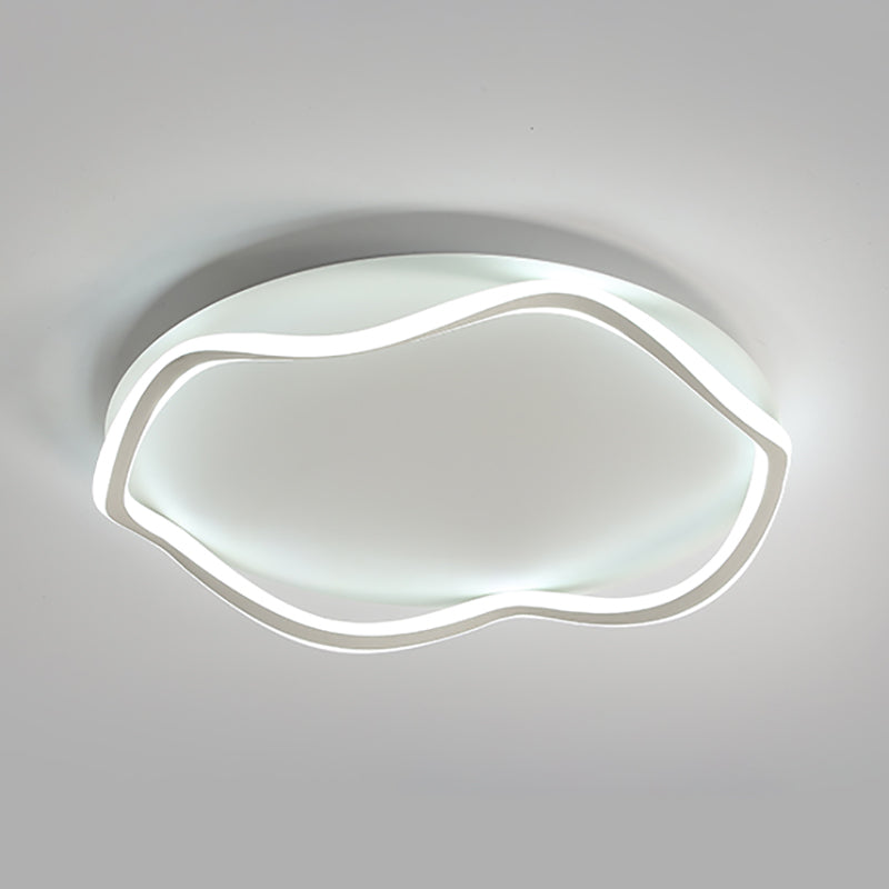 Aluminum Simplicity Flush Mount Ceiling Light Fixtures for Living Room Dining Room