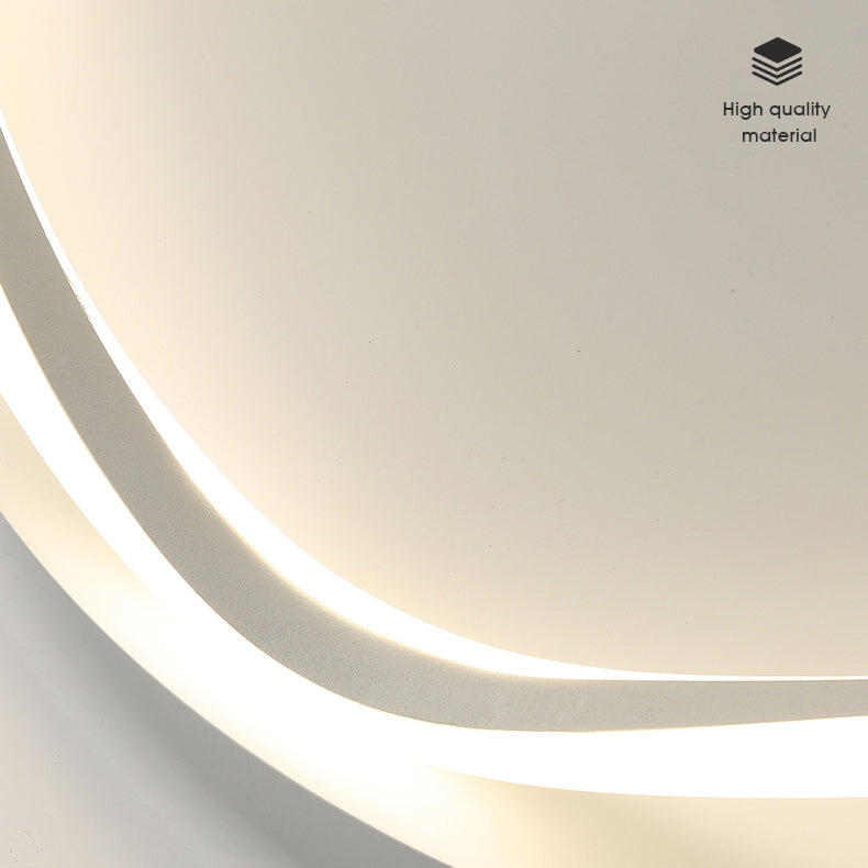 Aluminum Simplicity Flush Mount Ceiling Light Fixtures for Living Room Dining Room
