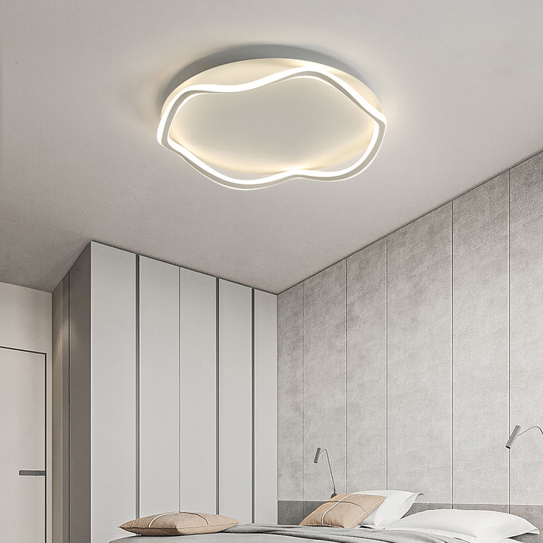 Aluminum Simplicity Flush Mount Ceiling Light Fixtures for Living Room Dining Room