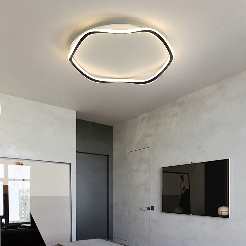 Aluminum Simplicity Flush Mount Ceiling Light Fixtures for Living Room Dining Room