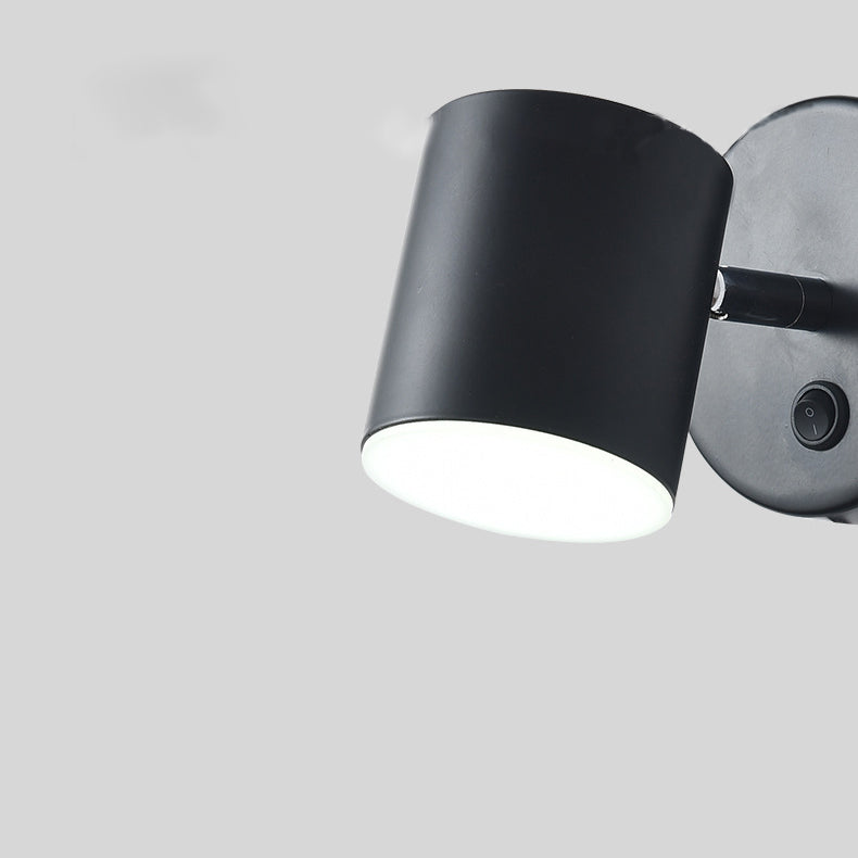 Modern Iron Frame Wall Sconce Led Wall Mounted Light Fixture for Bedside Reading Light