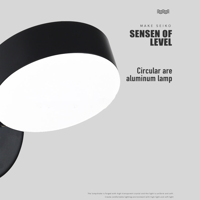 Modern Iron Frame Wall Sconce Led Wall Mounted Light Fixture for Bedside Reading Light