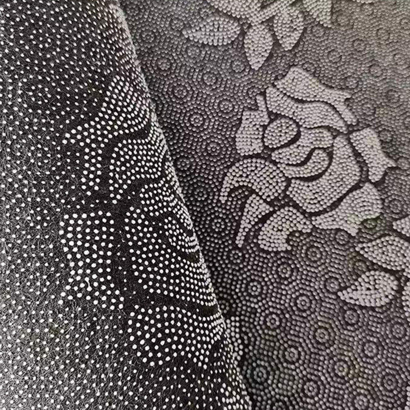 Brown Abstract Line Rug Polyester Modern Area Rug Non-Slip Backing Rug for Living Room