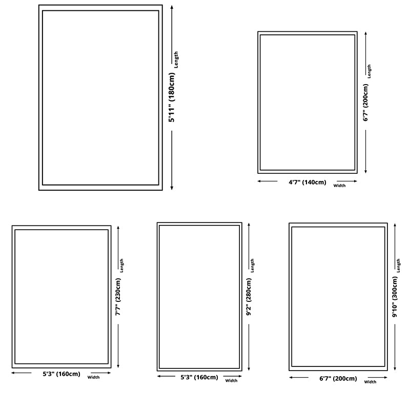 Brown Abstract Line Rug Polyester Modern Area Rug Non-Slip Backing Rug for Living Room