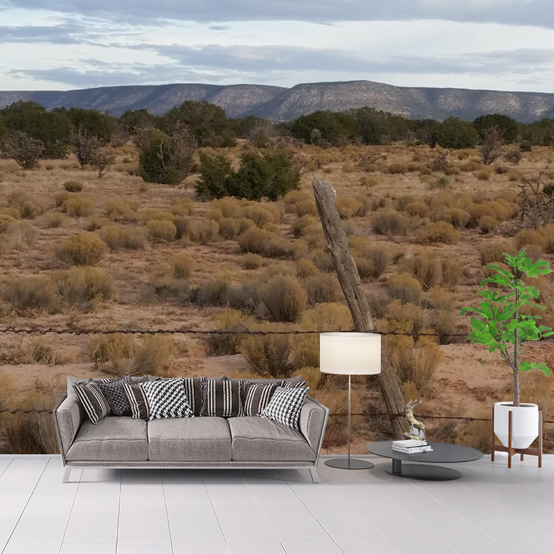 Horizontal Photography Desert Mural Environment Friendly Wallpaper for Home Decor