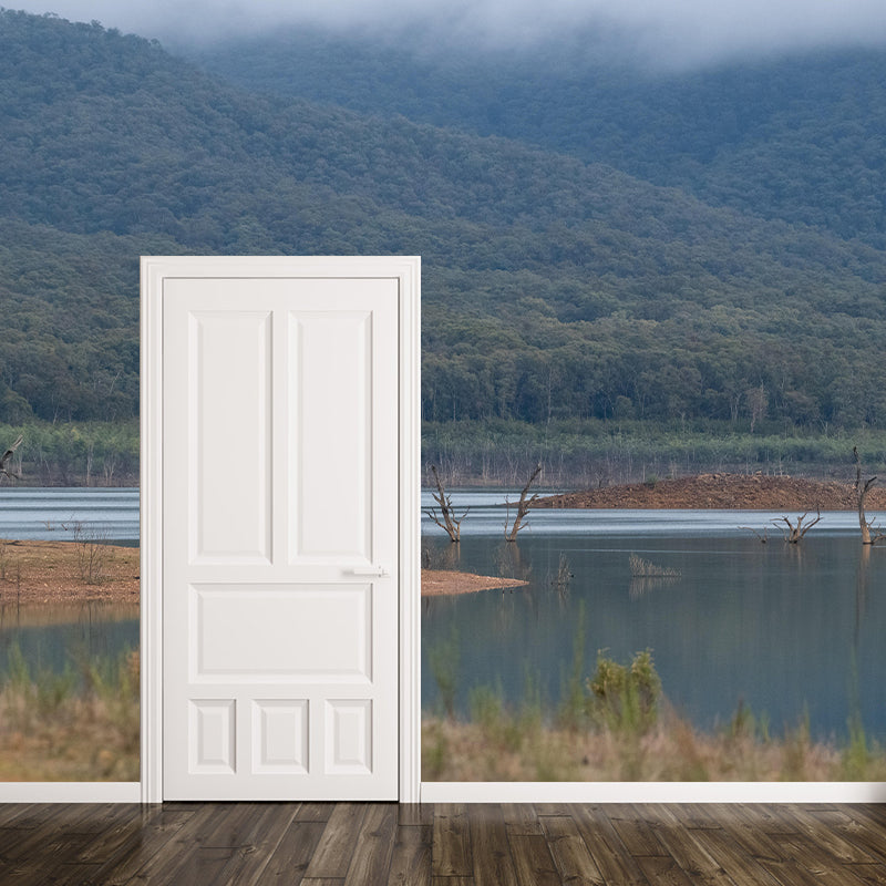 Mountain Mural Horizontal Photography Environment Friendly Wallpaper for Bedroom