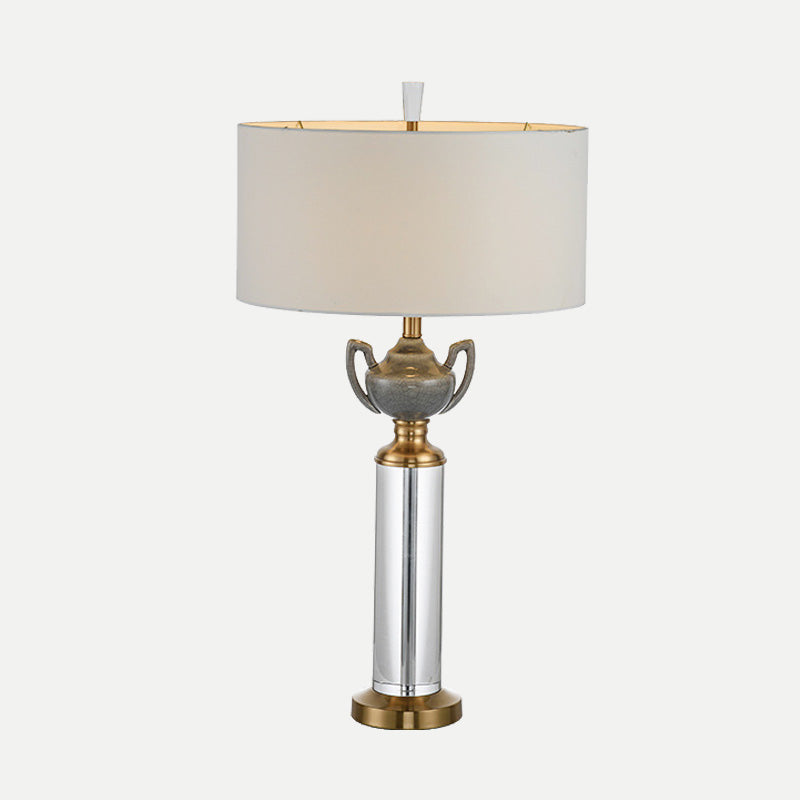 1 tête cylindrique lampe de chevet modernisme modernisme coupe à main le feu de lecture en or en or