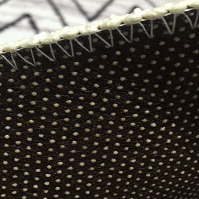 Fancy Modern Area Rug Geometric Pattern Polyester Area Carpet Stain Resistant Rug for Home Decor