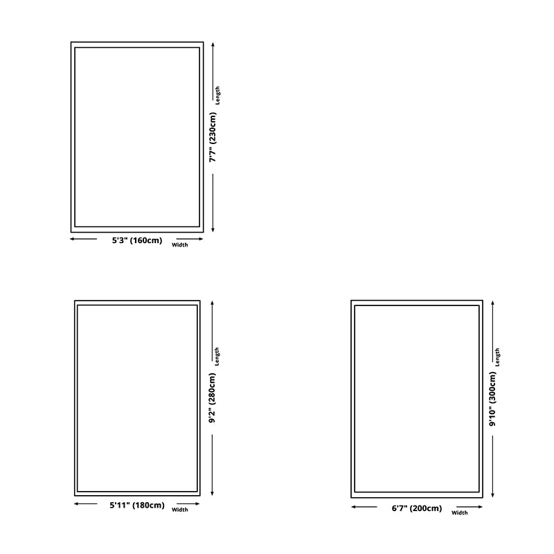 Fancy Modern Area Rug Geometric Pattern Polyester Area Carpet Stain Resistant Rug for Home Decor