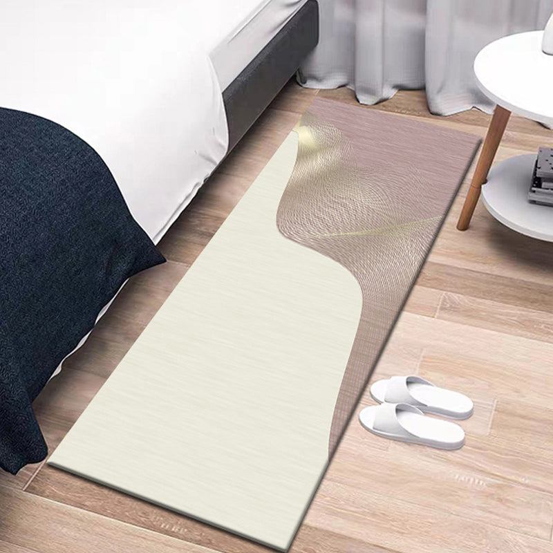 Gray Contemporary Carpet Blending Graphic Carpet Stain Resistant Carpet for Drawing Room