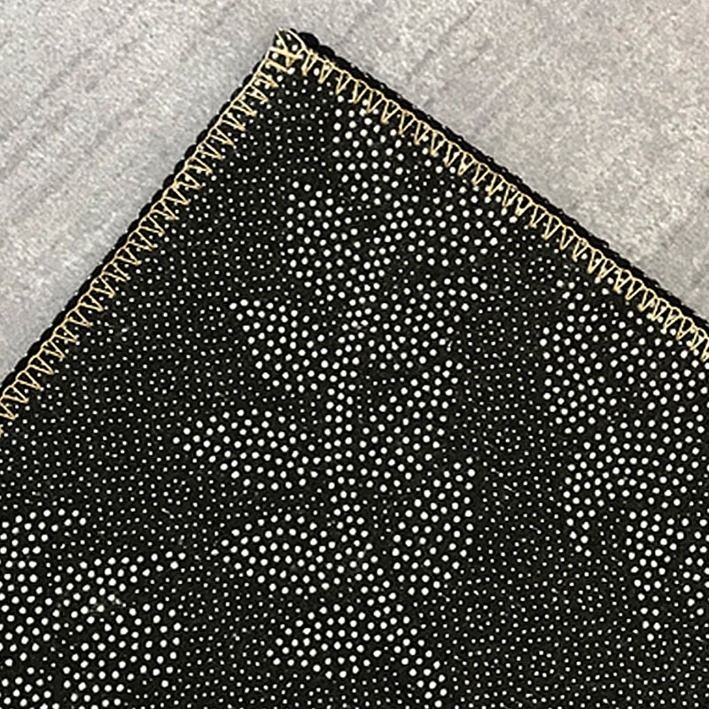 Gray Contemporary Carpet Blending Graphic Carpet Stain Resistant Carpet for Drawing Room