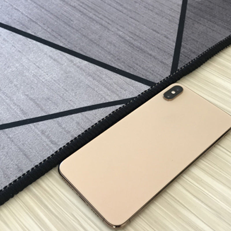 Gray Contemporary Carpet Blending Graphic Carpet Stain Resistant Carpet for Drawing Room