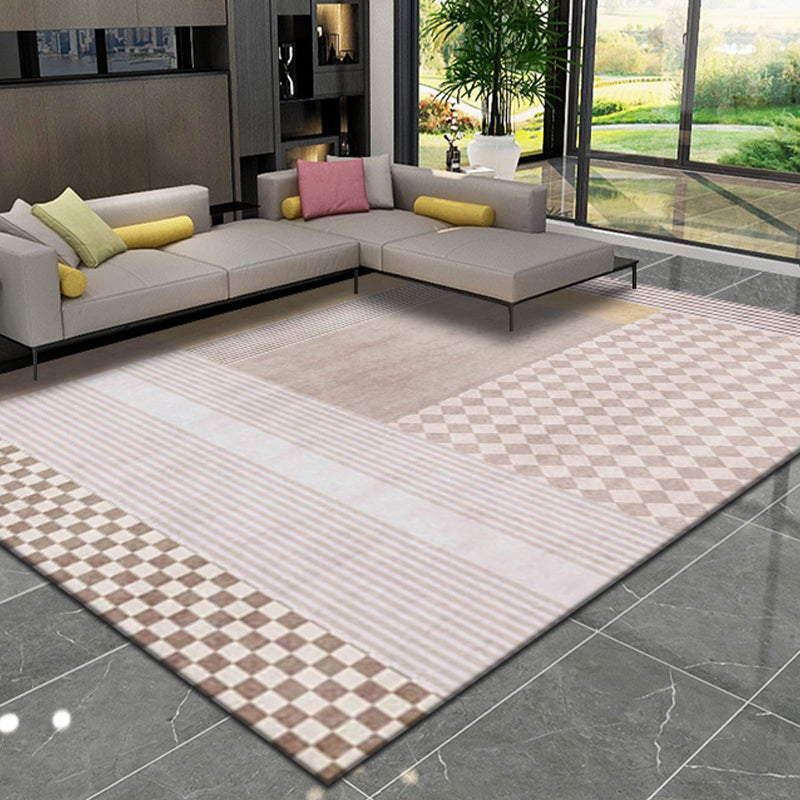 Tapis grume à l'orange léger mélange tapis moderne tapis de support non glipt pour la décoration intérieure