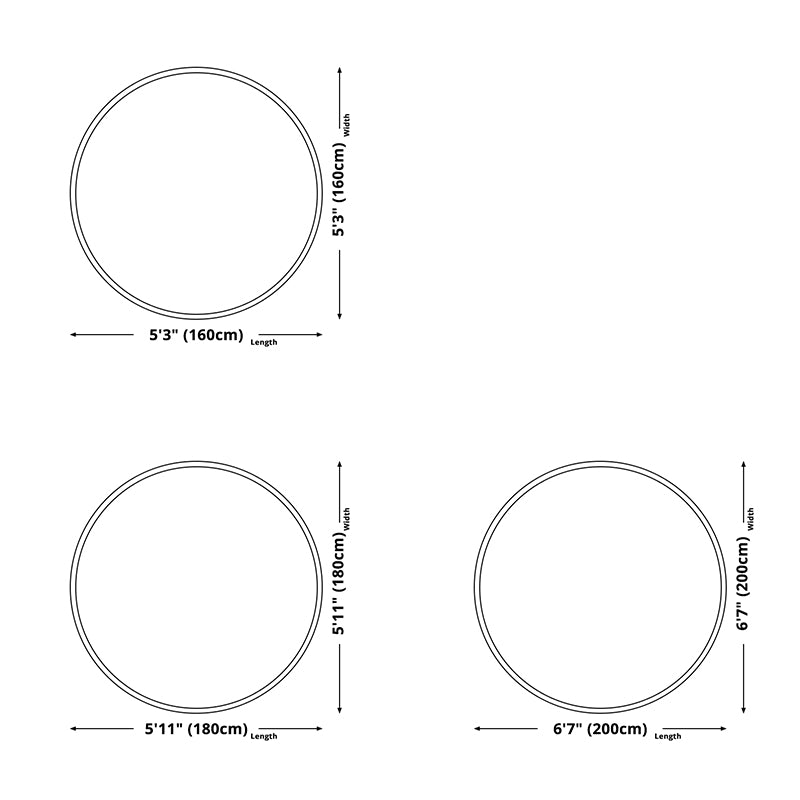 Round Leopard Printed Carpet Polyester Modern Rug Non-Slip Backing Area Carpet for Living Room