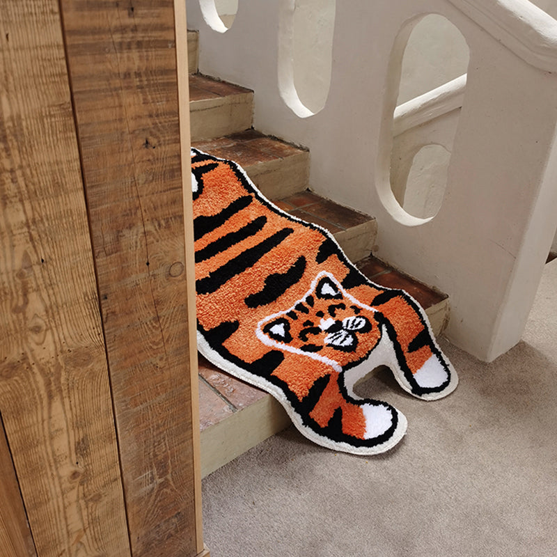 Trendy Washable Carpet Comfort Animals Pattern Polyester Rug Stain Resistant Carpet for Home Decor