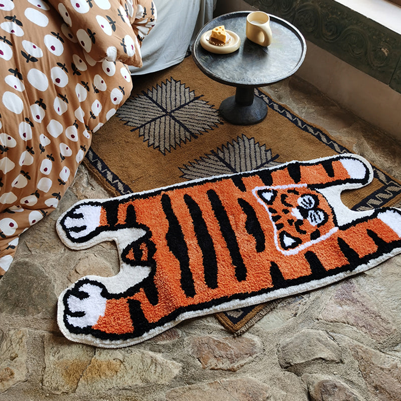 Trendy Washable Carpet Comfort Animals Pattern Polyester Rug Stain Resistant Carpet for Home Decor