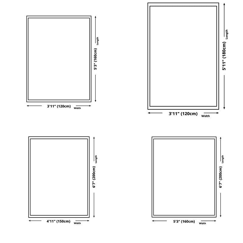 Dark Purple Modern Rug Polyester Horse Indoor Rug Washbale Rug for Home Decor